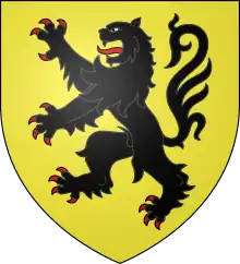 Das Wappen der Grafen von Flandern