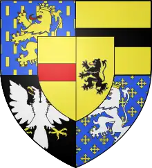 Wappen der Grafen von Nassau-Saarbrücken 1527–1660