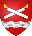 gekreuzte Kerzen (Blodelsheim, dort Kirche Saint-Blaise)