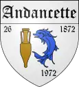 Wappen von Andancette, Frankreich