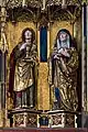 Johannes der Evangelist (links) und heilige Scholastika