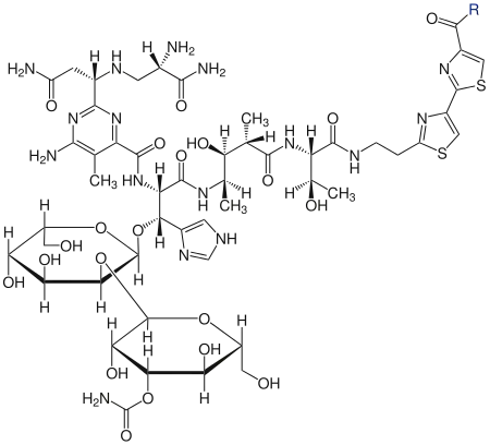 Grundstruktur der Bleomycine