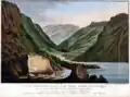 1789: Stich von Johann Konrad Mayr nach Bleulers Vorlage