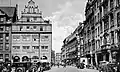 Blick auf die östliche Katharinenstraße vom Markt aus gesehen (Haus vorn rechts Nr. 12), um 1930
