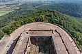 Blick zur Ruine der Unterburg