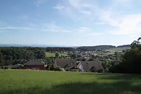 Blick auf Hubersdorf
