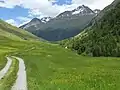 Blick auf Rofen