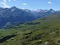 Panorama vom Lugnezer Höhenweg
