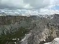 Chedul-Tal, das nördlich der Cirspitzen verläuft, von der Großen Cirspitze