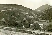 Blick von km 8,5 auf den Climont