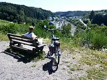 Blick zurück nach Bf. Ulflingen