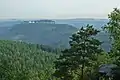 Blick vom Lampertsstein zur Festung Königstein