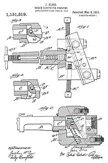 Patent-Zeichnung des Blish-Verschlusses