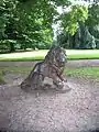 Löwenskulptur