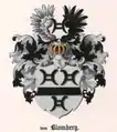 Wappen derer von Blomberg (Baltisches Wappenbuch, 1882)