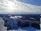 Vom Blue Mountain im Winter