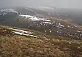 Der Boar of Badenoch vom Gipfel des A’ Mharconaich aus gesehen.