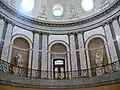 Marmorfassung (rechts) im Bode-Museum