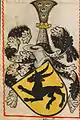 Bodmann-Wappen aus dem Scheiblerschen Wappenbuch (eigentlich Mayr von Windeck)