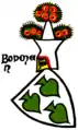 Wappen der „Bodmen“ in der Zürcher Wappenrolle (ca. 1340)