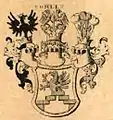 Wappen der Grafen von Bohlen 1745 nach Siebmacher 1857