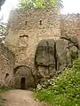 Burg Bolczów Torturm