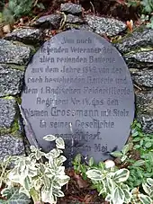 Grossmann-Erinnerungstafel