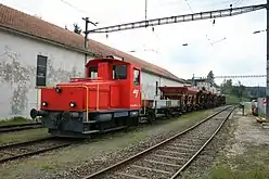 Rangiertraktor Tm 237 480 in Bonfol (2009)