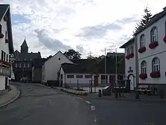 Ortsdurchfahrt im Zentrum