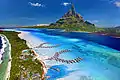 Hotelanlage in Bora Bora