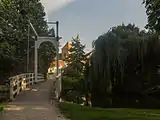 Zugbrücke bei der Burg. Bloemersstraat