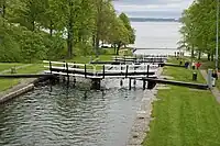Borenshultschleusen am Göta-Kanal, Schweden