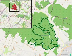 Übersichtskarte des Naturschutzgebiets