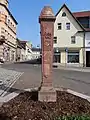 Kursächsische Postmeilensäule-Halbmeilensäule Nr. 42 in Borna