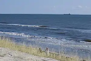 Blick von Sandhammaren Richtung Bornholm