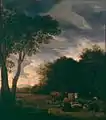 Weidende Kühe