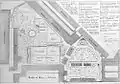 Plan aus  1847 mit Schloss Charlottenborg
