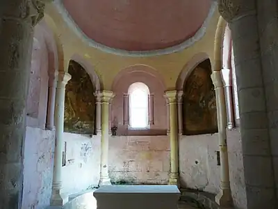 Chorraum von Saint-Côme-et-Saint-Damien in Boulouneix