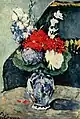 Paul Cézanne:Kleine Delfter Vase mit Blumen, 1873