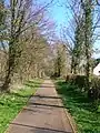 Die alte Landstraße hinunter zum Annick Water