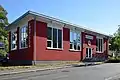 Gebäude des 1. Box-Clubs Marburg am Unteren Richtsberg, Aug. 2016