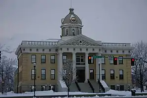 Box Elder County Courthouse, gelistet im NRHP mit der Nr. 88000399