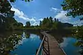 Fußgängerbrücke am Hüttwilersee