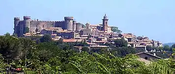 Das Castello Orsini-Odescalchi über der Stadt Bracciano