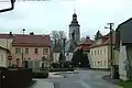 Platz in Dorfmitte