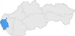 Der kraj Bratislava   in der Slowakei