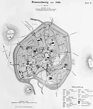 Braunschweig um 1400.