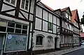 2011: Südseite (von Ölschlägern aus) des Ensembles Ackerhof 2