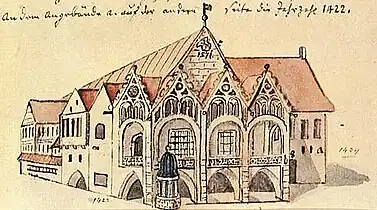 Das Neustadtrathaus im Mittelalter