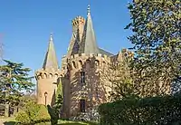 Der Eingang zum Schloss von Brax